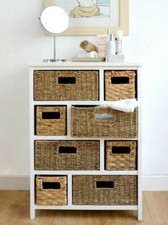 Storage Unit Wicker Basket