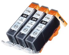 3 Black INK CARTRIDGE for