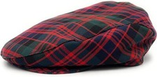 Tartan Flat Cap Comfort Fit