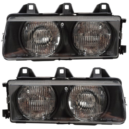 Headlights front lamps pair - lamps,