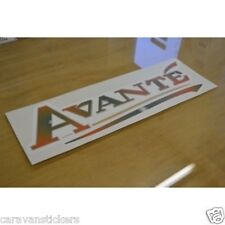 ELDDIS Avante - (2002)(STYLE 3) - Caravan Name Sticker Decal Graphic