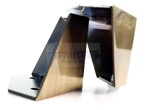 Brushed brass metal legs - brushed,