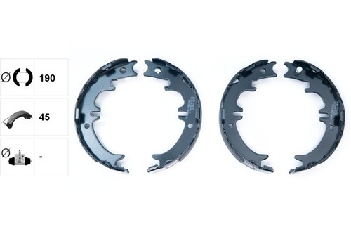 Brake shoe set parking - shoe,