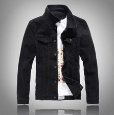 Mens Denim Jeans Jacket Cotton