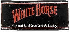 White Horse Whisky Cotton Bar
