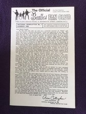 THE OFFICIAL BEATLES FAN CLUB