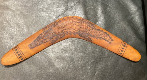 Wooden australian boomerang - australian,