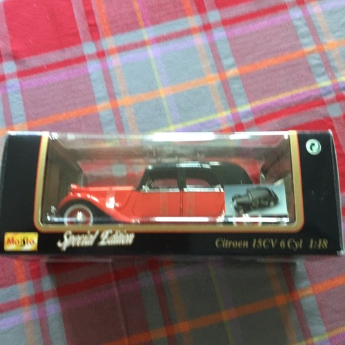 Maisto citroen 15cv 6cyl - maisto, 1/18