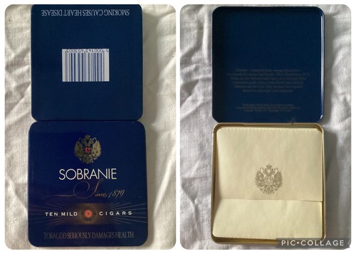 Sobranie cigar tin - tin, (empty)