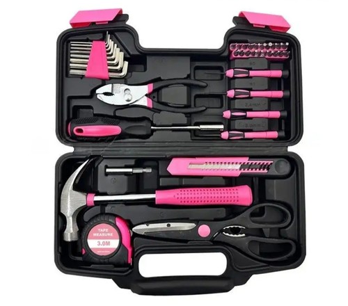Ladies pink tool box set - tool, diy