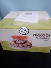 Okkobi M12 Egg Incubator with Automatic Turning and Humidity Control 12/24 Eggs