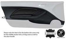 BLACK STITCH 2X FRONT DOOR