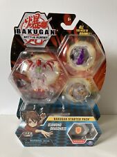 Bakugan Starter Pack 3-Pack Diamond Dragonoid Collectible Action Figures Rare