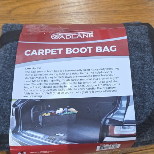 Carpet boot bag car - car, tidy