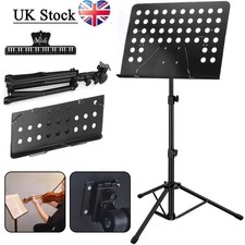 Folding Adjustable Sheet Stand Heavy Duty Orchestral Music Stand Tripod Base