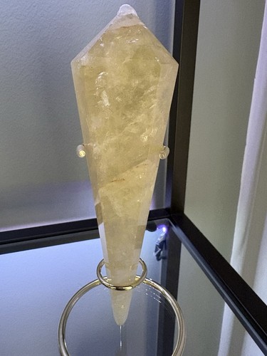 Large citrine crystal tower - citrine,