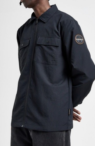 Napapijri coat black - napapijri,