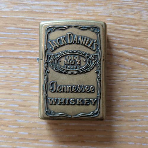 Jack daniel brass zippo - jack,