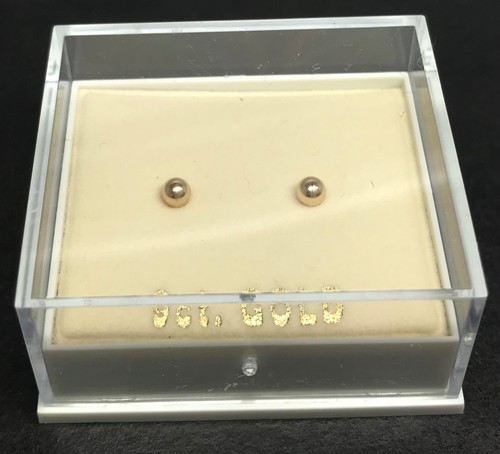 Solid 9ct gold tiny 5mm - 9ct, ball