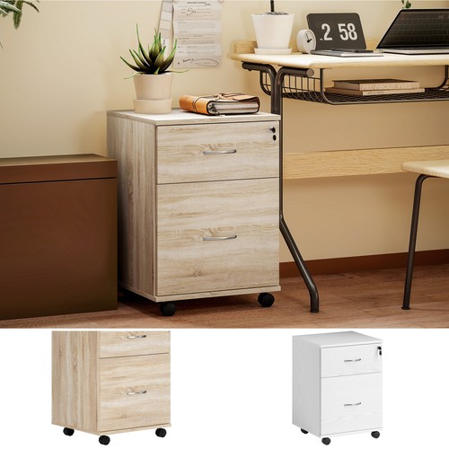 Mobile filing cabinet wooden - mobile,