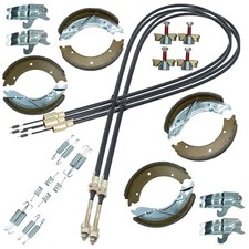 Trailer Brake Shoe & Cable Parts Service Kit For Indespension & Ifor Williams