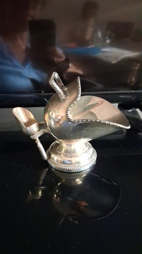 Vintage silver plated scuttle - vintage,
