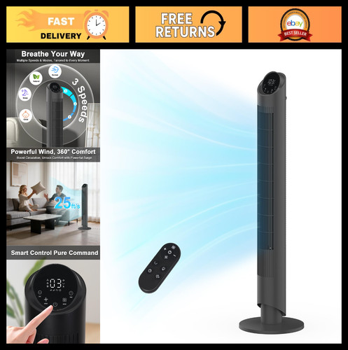 Oscillating tower fan - 40",