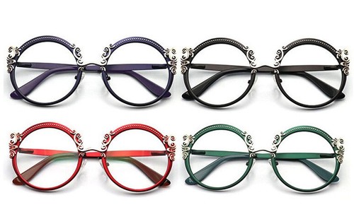 Retro round eyeglasses frames - retro,
