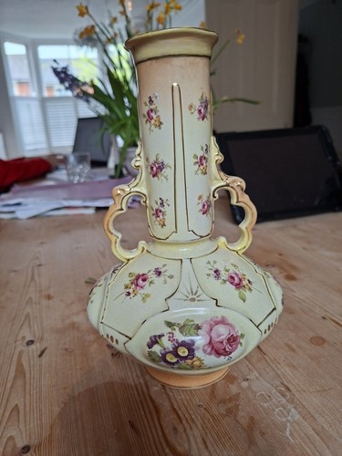 Antique twin handled - twin, vase