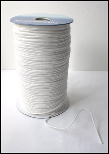 White 8mm fine roman blind - white,