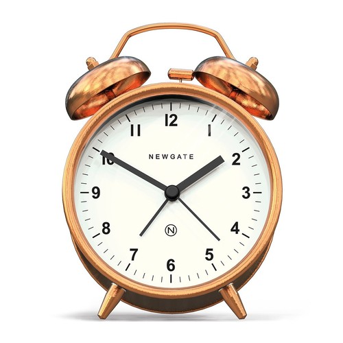 Contemporary copper clock - copper,