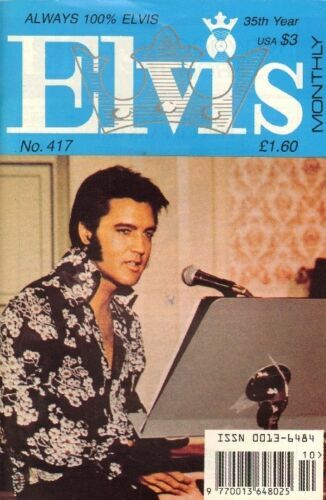 Elvis presley monthly magazine - elvis,