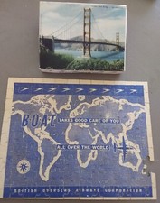 Vintage boac advertising - vintage,
