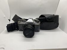 Yashica FX-D 35mm Film SLR Camera in Forest Green Leather 50mm f/2 Lens & Case