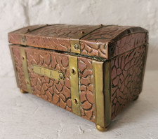 Arts & Crafts Copper Tea Caddy / Casket.