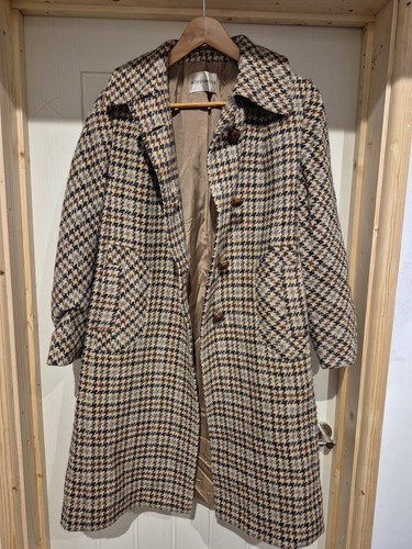 Vintage ladies tweed wool coat - ladies,