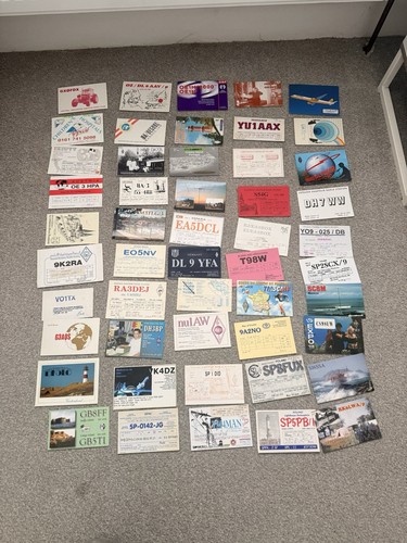 Qsl cards vintage amateur - cards,