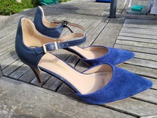 Elegant navy occasion shoes - navy,