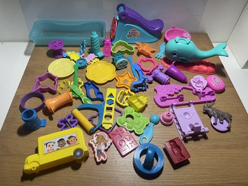 Large play doh lot - lot, tools