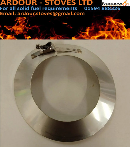 Debris collar for - debris, woodburning