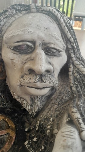 Bob marley plaster sculpture - bob,
