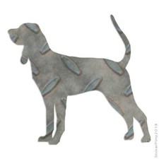 Black Tan Coonhound Dog, Vinyl Decal Sticker, 40 Patterns & 3 Sizes, #1922