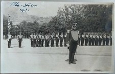 NAPOLEONIC SOLDIERS Re-enactment Switzerland Real Photo PC Sion 1931