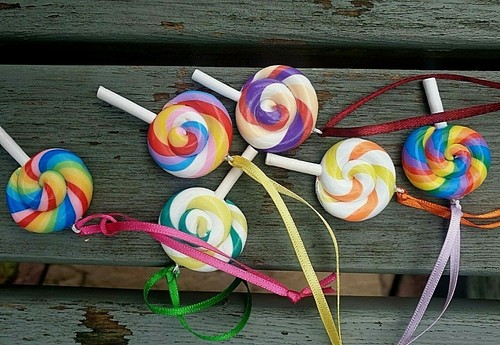 Fimo lollipops small - 6, lollipops.small