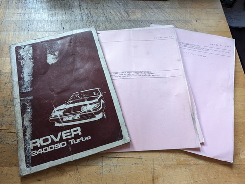 Austin rover sd1 2400sd - rover,
