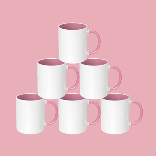 11oz coloured sublimation mugs - coloured,