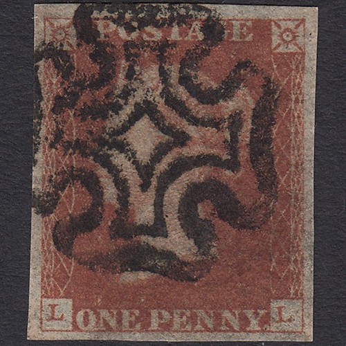 J48 1841 1d red - 1d, red-brown
