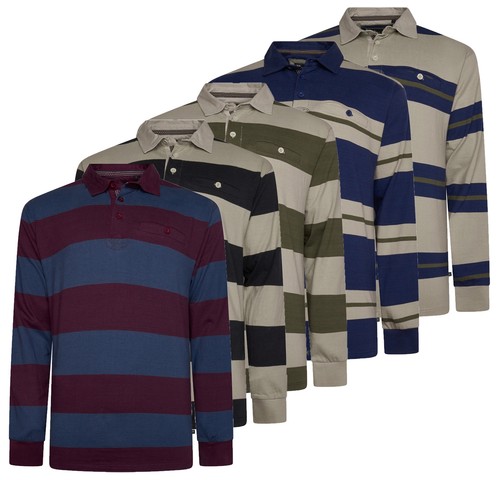 Mens kam big polo - shirt, long