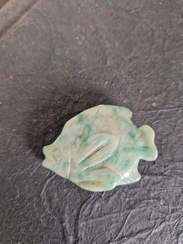 Carved jade fish light - carved,