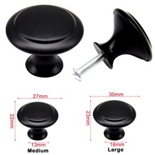 1-40PCS Stainless Steel Door Knobs Cabinet Handles For Cupboard Drawer Kitchen A